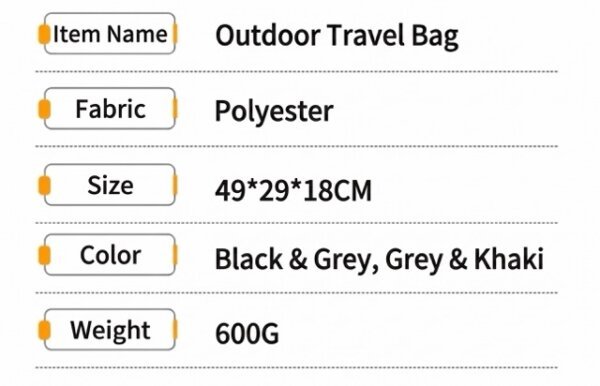 30L Waterproof Hiking Backpack, Lightweight Outdoor Daypack for Trekking Cycling Travel Bag