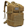 50L Large Capacity Tactical Backpack - Durable MOLLE Military Rucksack for Outdoor Hiking & Camping