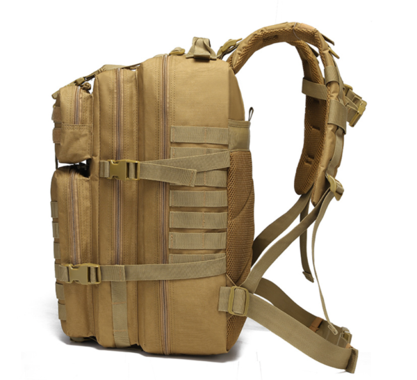 50L Large Capacity Tactical Backpack - Durable MOLLE Military Rucksack for Outdoor Hiking & Camping