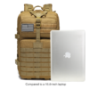 50L Large Capacity Tactical Backpack - Durable MOLLE Military Rucksack for Outdoor Hiking & Camping