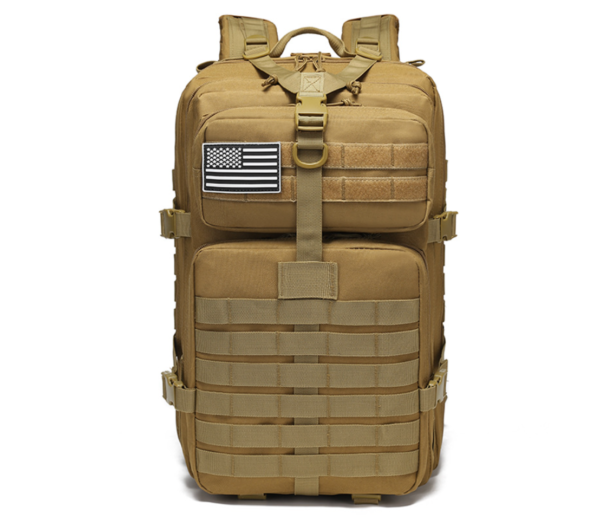 50L Large Capacity Tactical Backpack - Durable MOLLE Military Rucksack for Outdoor Hiking & Camping