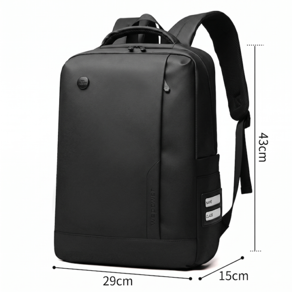 Trendy Men's Rucksack Large Capacity Commuter Business Casual Backpack