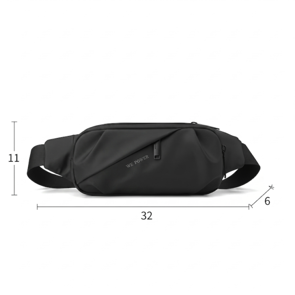 YXB-bp13-8 Men's Multifunctional Waist Bag Water-Resistant Crossbody Bag