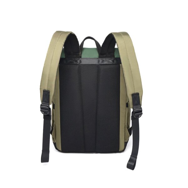 Men's Color Block Geometric Laptop Backpack