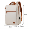 Minimalist Travel Backpack with Luggage Strap(no USB)