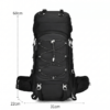 YXB-bp20-9 60L Hiking Backpack: Durable Water-Resistant Outdoor Camping Bag